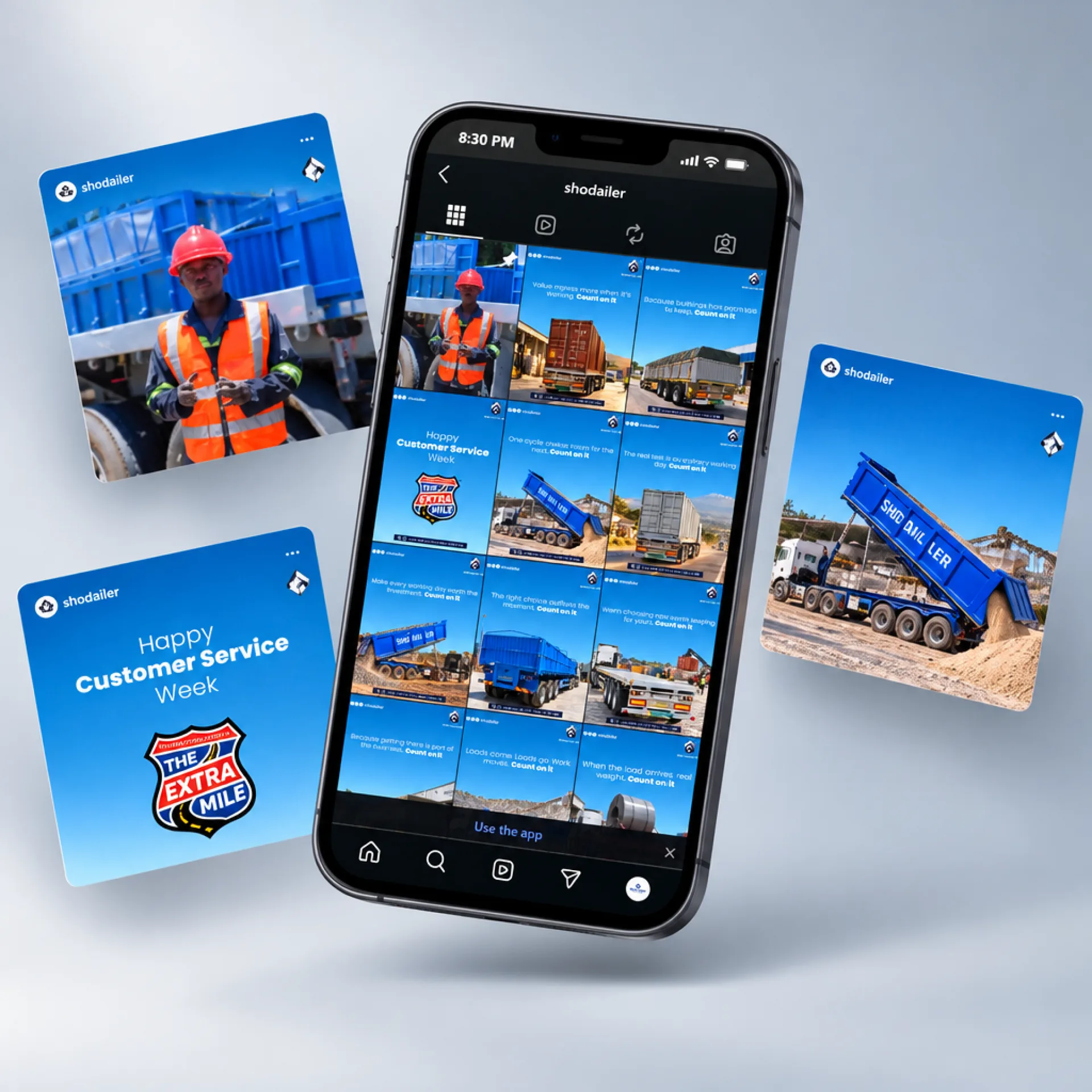 Shodailer Vehicles social media management
